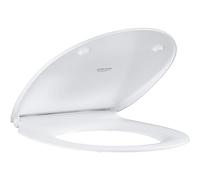 GROHE Siège de toilette Bau en céramique à fermeture souple slim 39923900, blanc alpin, 1 pièce