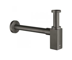 Grohe - Siphon en laiton pour lavabo, Technologie StarLight éclatant et durable, Hard Graphite brossé (40564AL0)