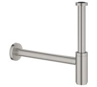 GROHE Siphon, pour vidage de lavabo, 1 1/4" | Assure une évacuation durablement étanche et sans odeurs, montage facile sur la bonde (acier inox, 28912DC0)