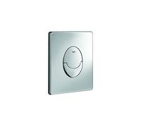 GROHE Skate Air, pièce de rechange, plaque de commande, réservoir Skate Air | pour réservoirs encastrés GROHE Skate Air, montage facile, finition de qualité (chrome, 42304000)