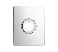 GROHE Bouton de chasse d'eau Skate 38573000 StarLight Chrome – montage horizontal ou vertical