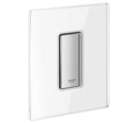 Grohe Skate Cosmo - Bouton de commande, chrome / verre, blanc lunaire 38846LS0
