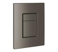 GROHE Skate Cosmopolitan Plaque de Commande, Anthracite Brossé, 38732AL0 | Double Chasse, Taille 156 x 197 mm, Installation Verticale ou Horizontale, Finition LongLife, pour Réservoirs GD2