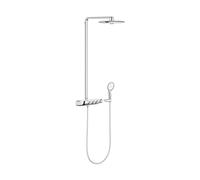 Grohe SmartControl ensemble de douche mural avec thermostat avec douche pluie StarLight Chrome 26250000