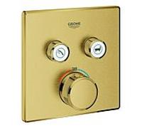 GROHE Mitigeur bain-douche encastré Grohtherm SmartControl Doré Réf. 29124GN0