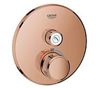 Grohe Smartcontrol jeu de finition 29118DA0 coucher de soleil chaud, rond, thermostat 2000 , robinet d' 2000