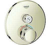Grohe Smartcontrol jeu de garnitures 29118BE0 nickel poli, rond, thermostat 2000 , robinet d' 2000