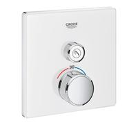 GROHE Smartcontrol Partie de finition pour robinet de douche encastrable thermostatique carré blanc 29153ls0