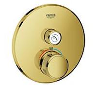 Grohe Smartcontrol set de finition 29118GL0 cool sunrise, rond, thermostat 2000 , robinet d' 2000