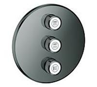 Grohe Grohtherm SmartControl - Mitigeur encastré avec 3 sorties, Hard Graphite 29122A00