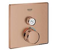 GROHE Mitigeur thermostatique de douche encastré Grohtherm SmartControl 29123DL0 Warm Sunset brossé