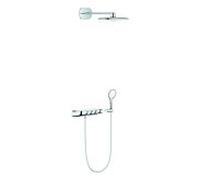Grohe SmartControl système de douche 360 duo 26443LS0 blanc lune, thermostat apparent, combinaison apparent/encastré