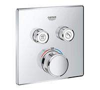 GROHE Mitigeur bain-douche encastré Grohtherm SmartControl avec thermostat StarLight Chrome 29124000