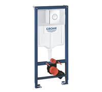 Grohe Solido Bâti-support H: 113 cm, avec plaque de déclenchement, pour cuvette murale, 38832000,
