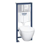 Grohe Solido Perfect Pack Bati Wc Solido Compact (39186000), Céramique, Chrome