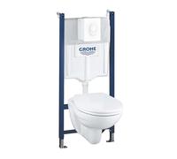 Grohe Solido - Set de bâti-support, cuvette et abattant softclose, plaque de déclenchement Skate Air, blanc alpin 39116000