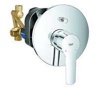 GROHE Start 23558002 Mitigeur de baignoire à levier unique pour installation encastrée (corps dissimulé), finition chromée, 23558002