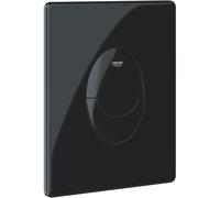 GROHE Plaque de commande Start - Double touche interrompable, Économie d'eau, ABS - Glossy Black