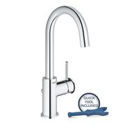 GROHE Mitigeur de lavabo Start Classic Taille L – Monocommande avec vidage, chrome 23783000