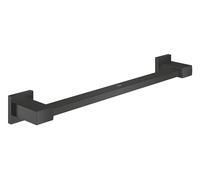 GROHE Start Cube Barre d'Appui, 504mm, Fixations Cachées, Fixation avec vis Incluses, Métal, Noir Mat, 410952430