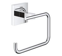 GROHE Porte-papier toilette mural Start Cube 40978000 chromé sans couvercle, fixations cachées