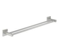 Grohe QuickFix Start Cube - Porte-serviettes double, supersteel 41104DC0
