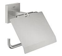 Grohe start Cube porte-papier hygiénique 41102DC0 Supersteel, avec couvercle