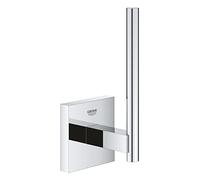 GROHE Porte-papier toilette Start Cube 40979000 Chrome – mural, fixations cachées
