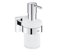 Grohe start Cube Seifenspender avec Halter 41098000 chromé