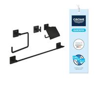 GROHE Start Cube, set d'accessoires de bain adhésif 4en1, sans perçage