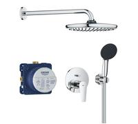 Grohe Start Edge - Set de douche encastré, diamètre 25 cm, 2 jets, chrome 25293000