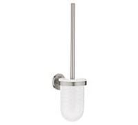 Grohe QuickFix Start - Brosse de toilette avec support mural, verre/supersteel 41185DC0