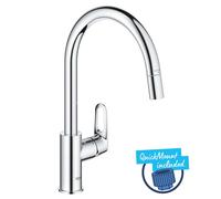 Grohe Start Flow - Mitigeur d’évier avec bec extractible, chrome 30569000
