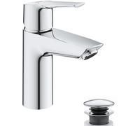 GROHE Mitigeur de lavabo sur pied Start Taille S StarLight Chrome Vidage Push-Open 23550002