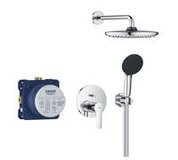 GROHE Ensemble de douche encastré Start 25292000 avec douche pluie Chrome