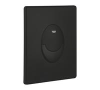 GROHE Plaque de commande Start 389642430 Double touche interrompable Économie d'eau Noir mat