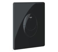GROHE Plaque de commande Start - Double touche interrompable, Économie d'eau, ABS - Glossy Black