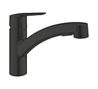 Grohe Start robinet de cuisine 303072431 noir mat, douchette extractible à double rinçage
