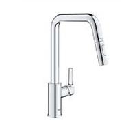 Grohe Start robinet de cuisine 30631000 chromé , bec haut, douchette extractible à double rinçage