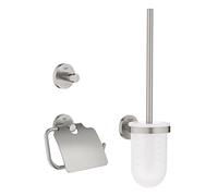GROHE Set d'accessoires WC QuickFix Start 3-en-1 Supersteel 41204DC0