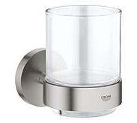 Grohe Start verre avec support 41194DC0 Supersteel