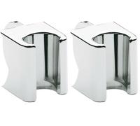 GROHE Support à Rotule, Chromé, 00422000 (Import Allemagne) (Lot de 2)