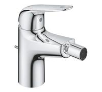 GROHE Swift, mitigeur bidet avec vidage à tirette, avec outil 3en1 | Robinet bidet 15cm de haut, mousseur à rotule, avec cartouche céramique (chrome, 24332001)