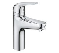 GROHE Mitigeur lavabo Swift 24327001 – Sécurité enfant, Bonde Clic-Clac – Taille M Chromé