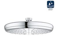 Grohe Tête de douche Tempesta 210 21x21 cm ronde effet pluie Chrome StarLight 1 jet 9,5 l/min