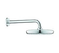 Grohe Tempesta 210 set de douche de tête 26411000 chromé , avec bras de douche 286mm