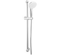 GROHE Tempesta Classic, douche de tête 3 jets, douche pluie avec massage | Jet homogène, Inner WaterGuide pour une poignée fraîche, buses anticalcaire (chrome, 27644001)