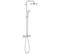GROHE Tempesta Cosmopolitan Ensemble de douche thermostatique avec AquaDimmer et douche de tête 21cm et douchette 10cm chrome 27922001