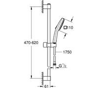 GROHE Tempesta Cube 110, 1 szt.