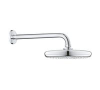 Grohe Tempesta douche à effet de pluie 21x21 cm ronde StarLight Chrome 26412000
